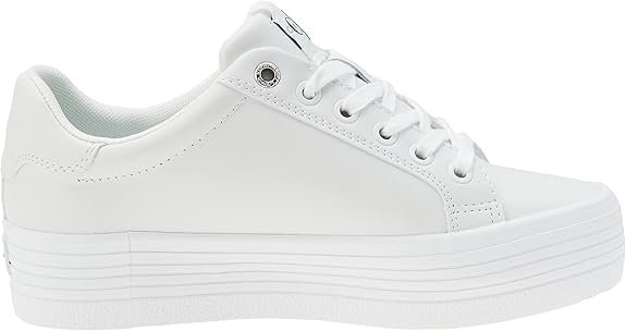 Scarpe Calvin Klein Donna bianche e nere vista di profilo